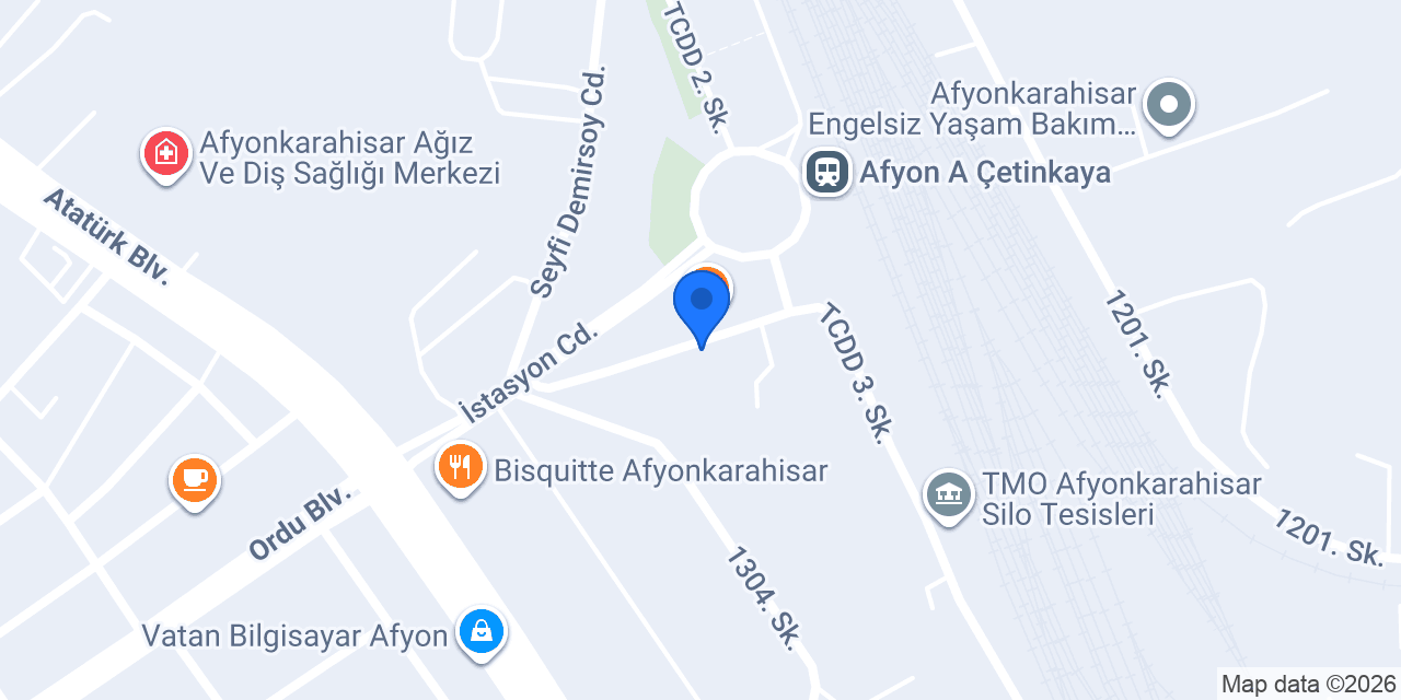 Tcdd 7. Bölge Müdürlüğü konumu