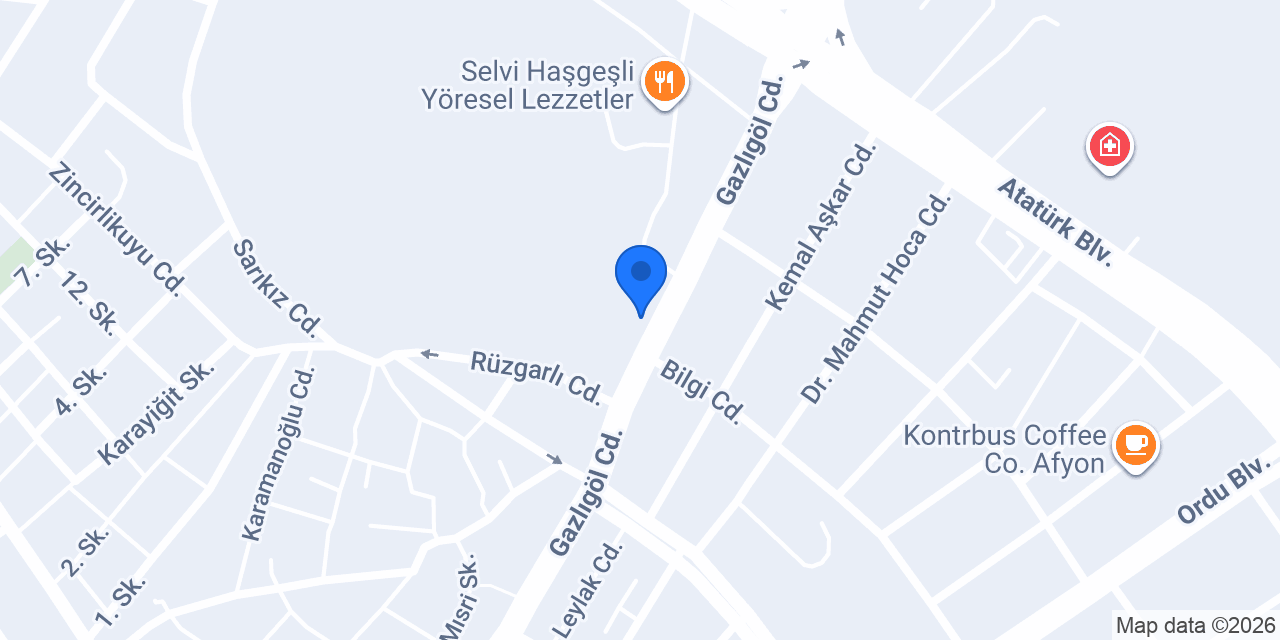 Tetik Yapı Malzemeleri konumu