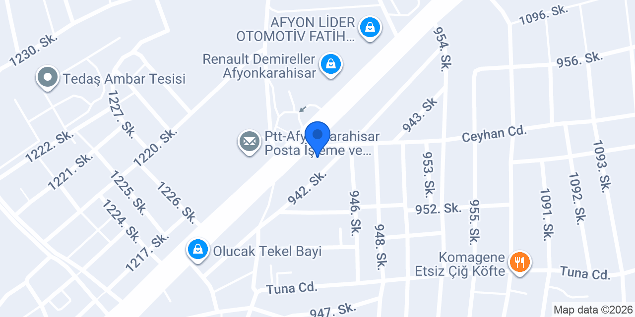 Anadolu Vet konumu