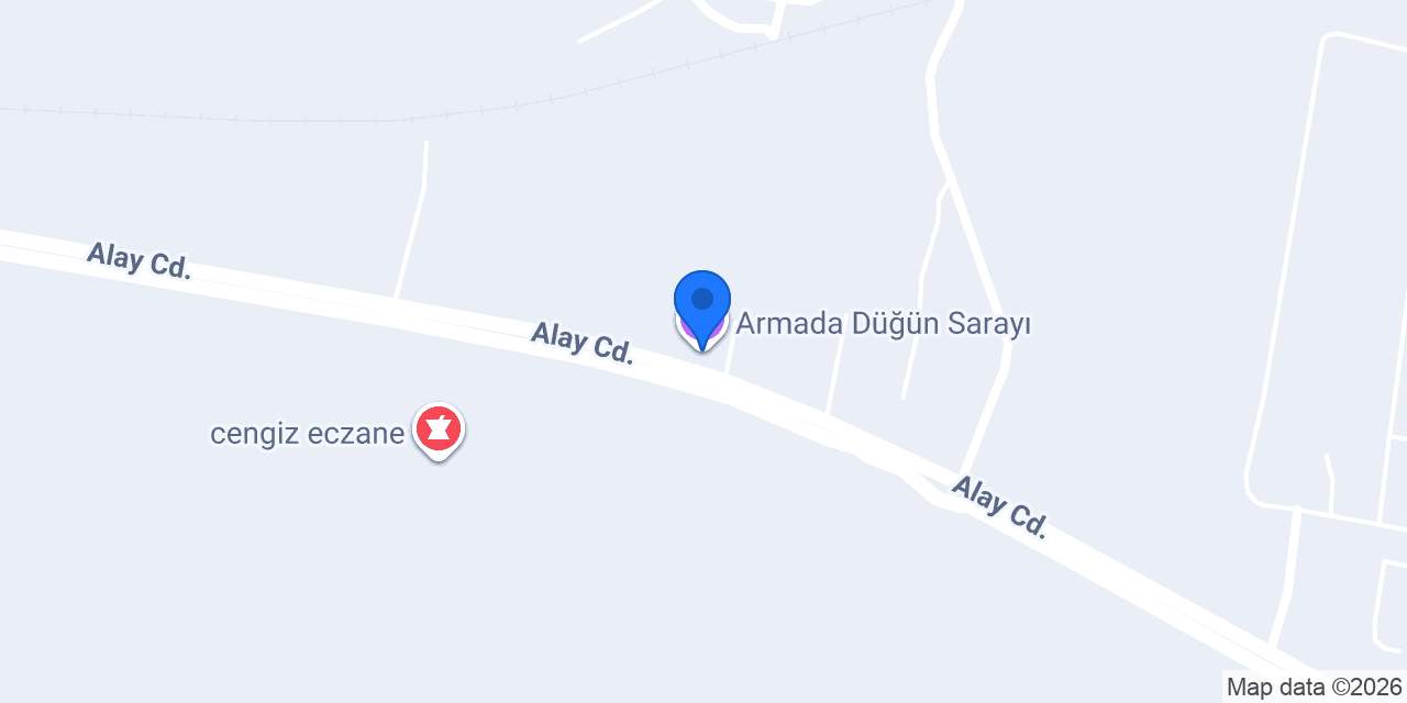 Armada Düğün Sarayı konumu