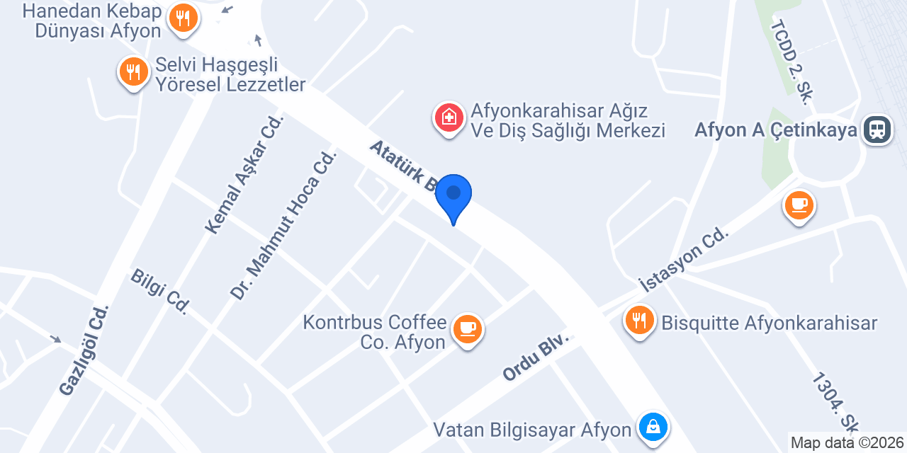 Afyon Pars Özel Güvenlik konumu