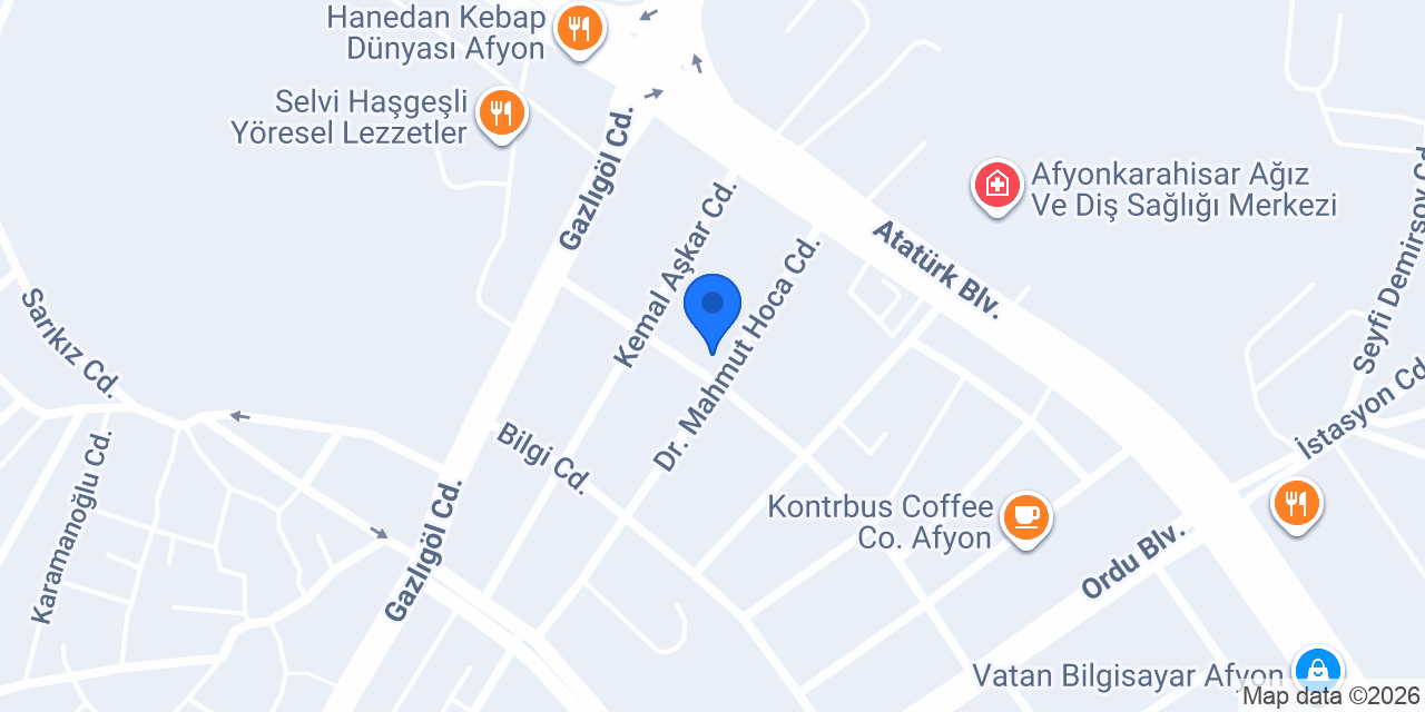 İplikçioğlu Mobilya konumu