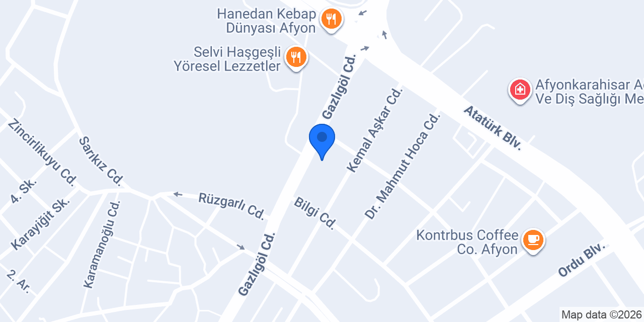 Afser Yapı Tasarım ve İnş. Malz. Tic. Ltd. Şti. konumu