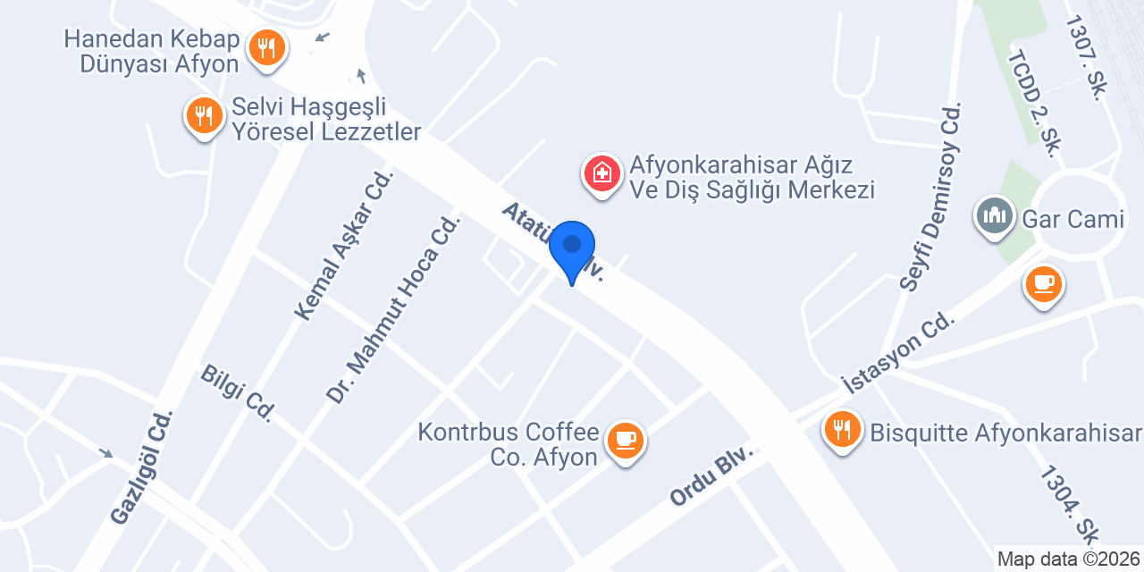Afyon Taksi konumu
