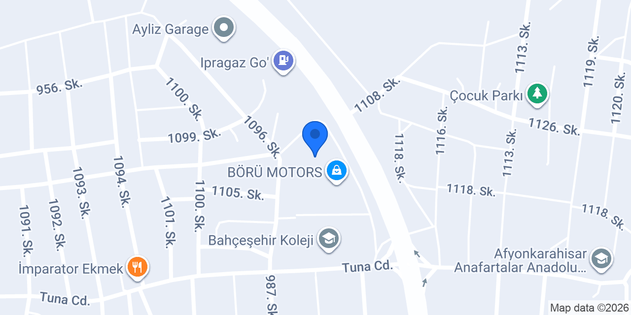 Emirhan otomotiv afyon konumu