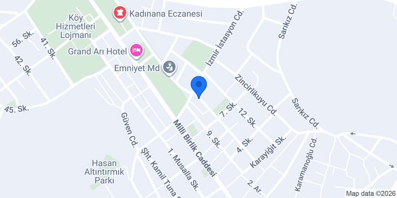 BİM - Emniyet Şubesi konumu