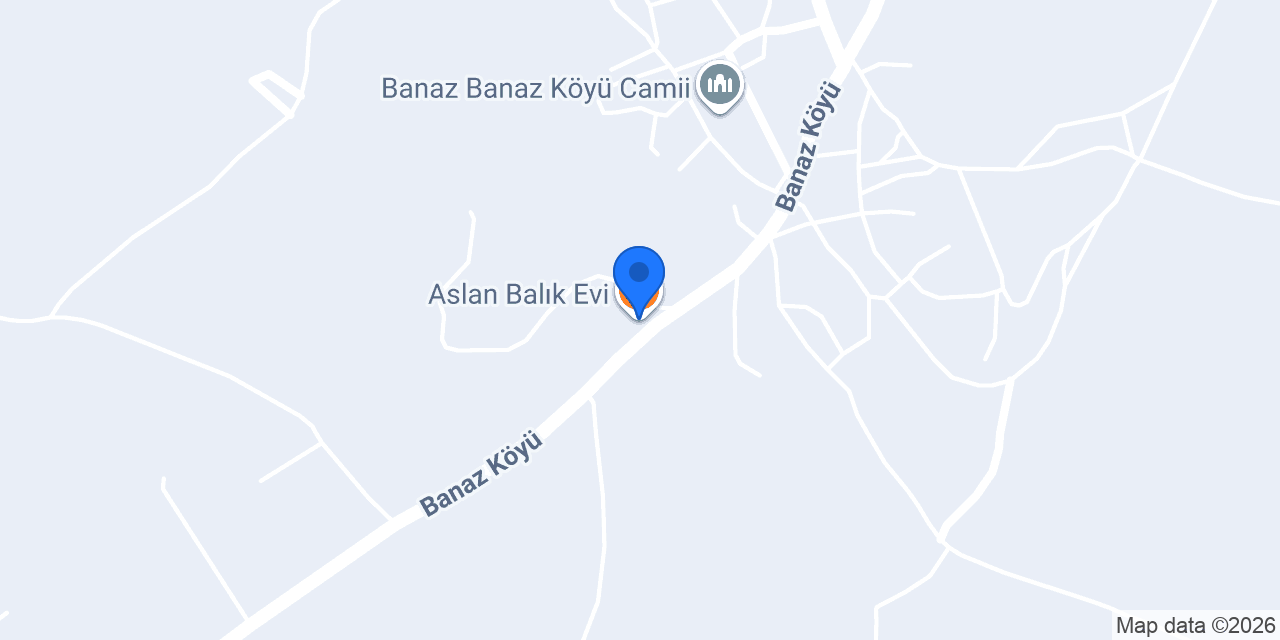 Aslan Balık Evi konumu