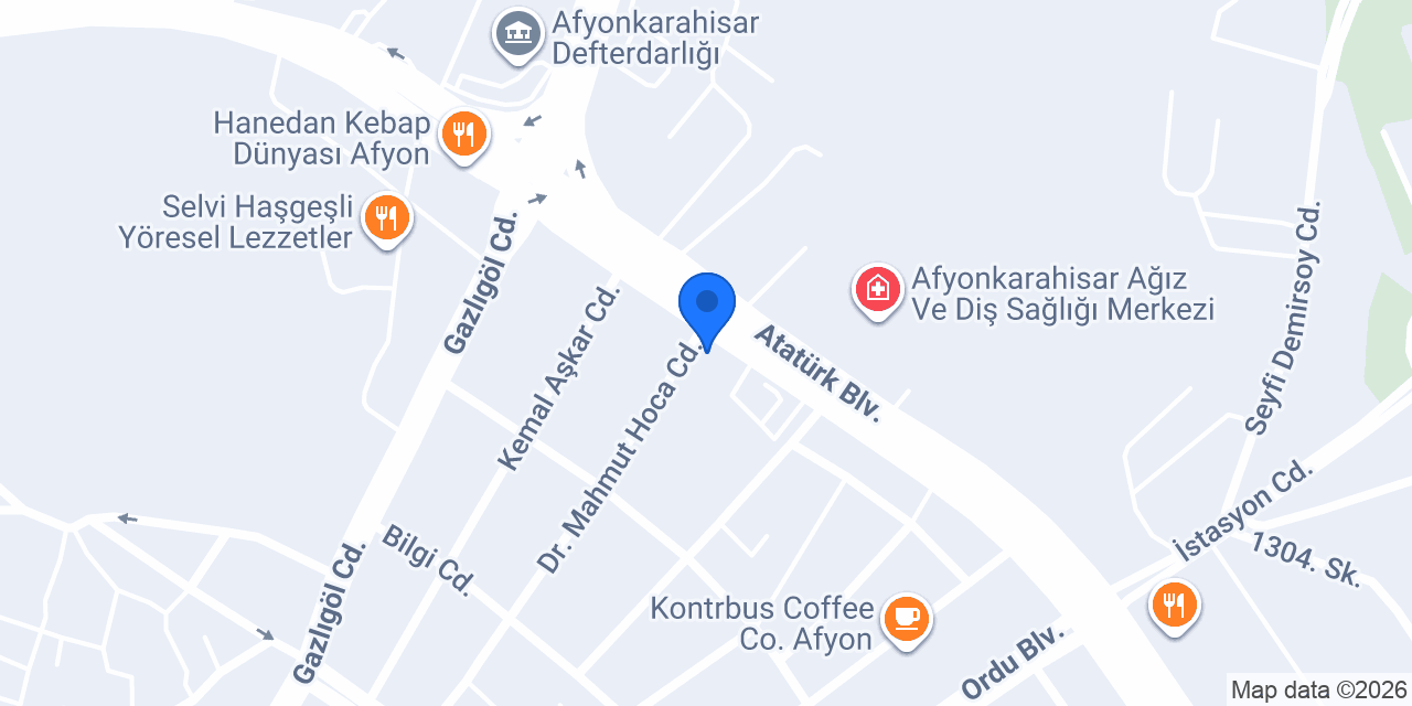 İl Sağlık Müdürlüğü konumu
