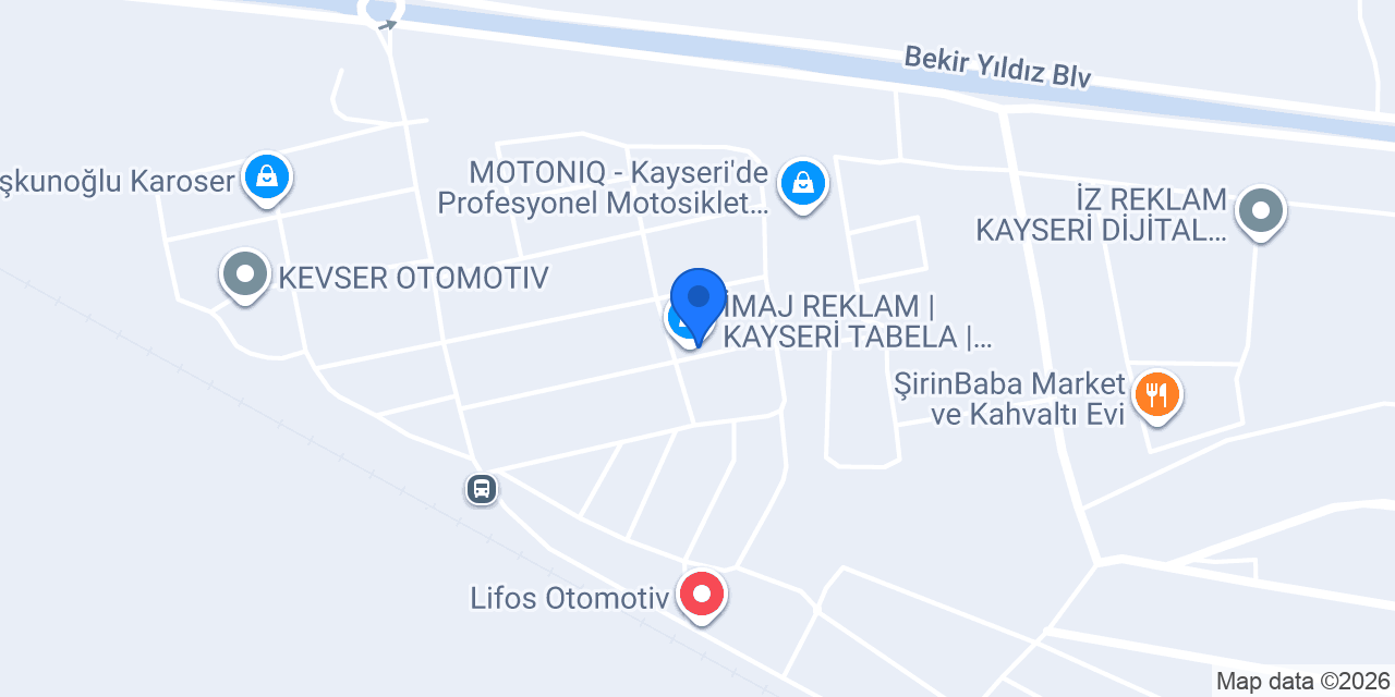 İmaj Kayseri Yapı Dekorasyon konumu