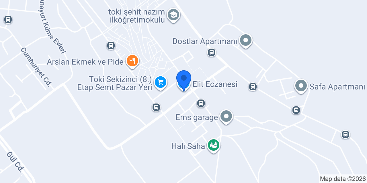 Elit Eczanesi konumu