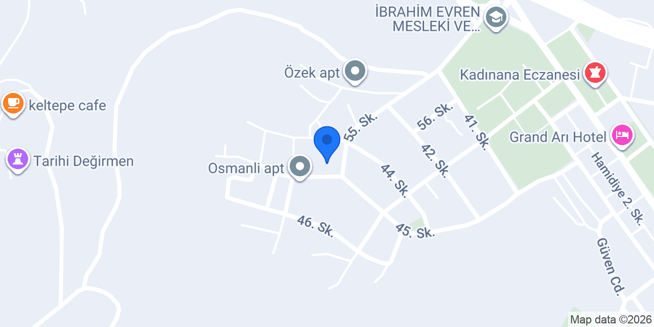 Özerler Ortaokulu konumu