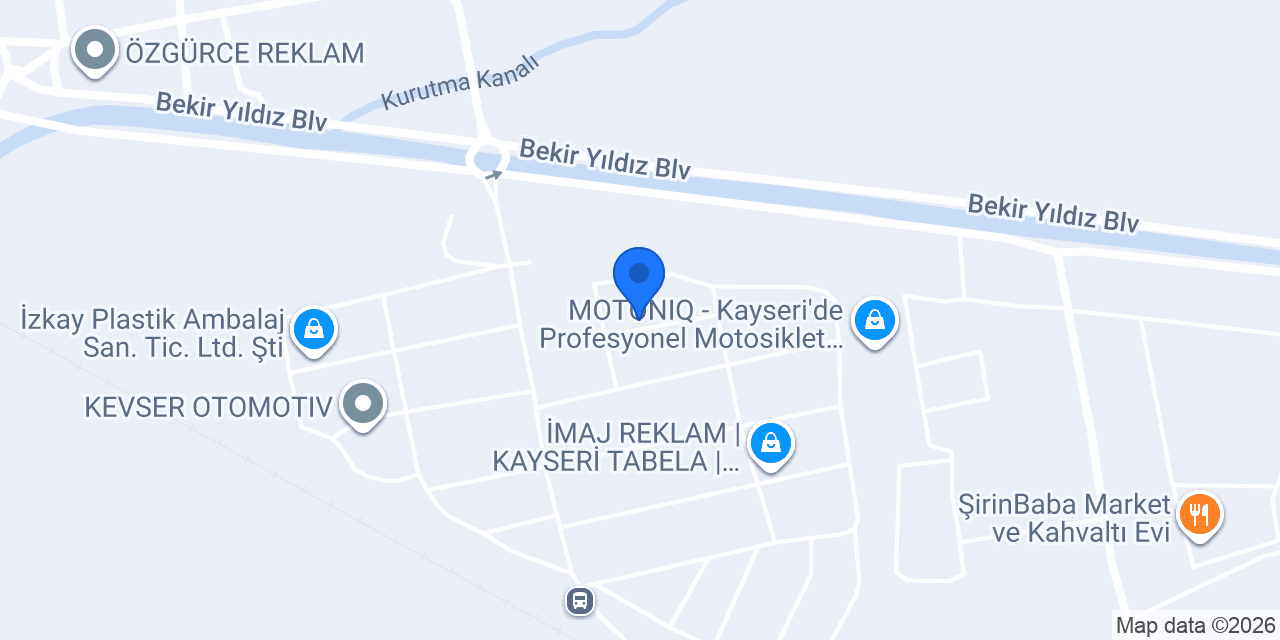 ÖZSU REKLAM konumu