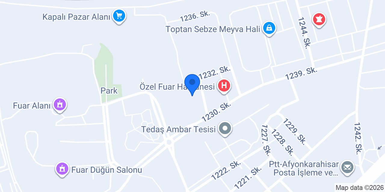 Fuar Eczanesi konumu