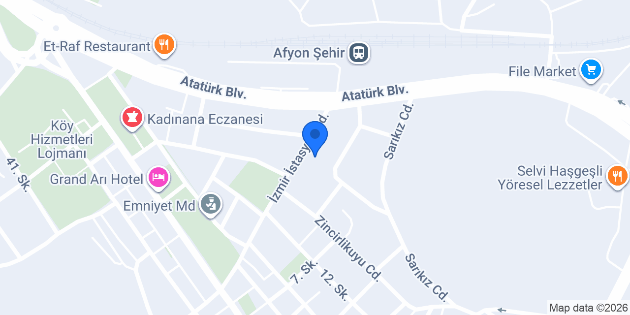 Duman Veteriner Kliniği konumu