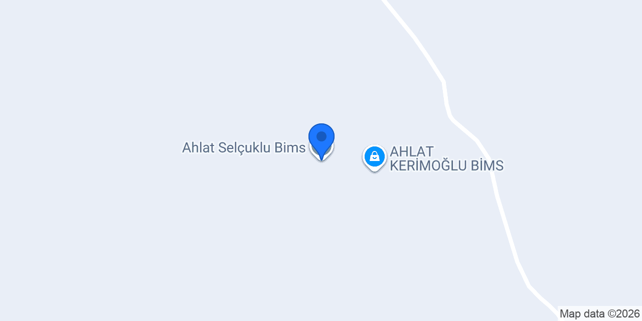 Ahlat Selçuklu Bims konumu