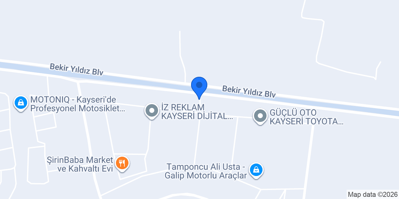 Çinitaş Otomotiv konumu
