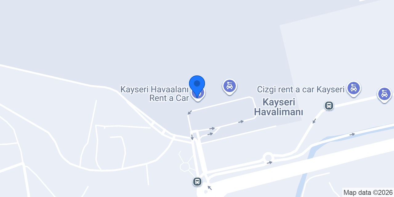 Maslan Rent A Car konumu