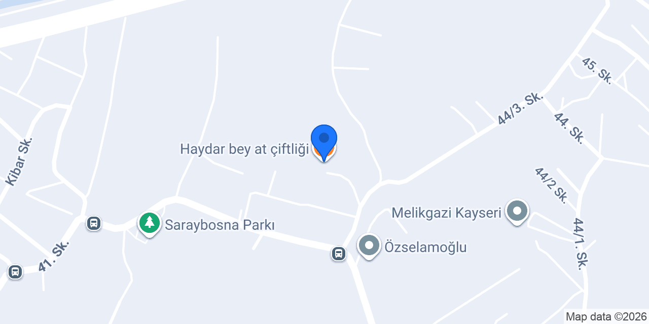 Haydar bey at çiftliği konumu