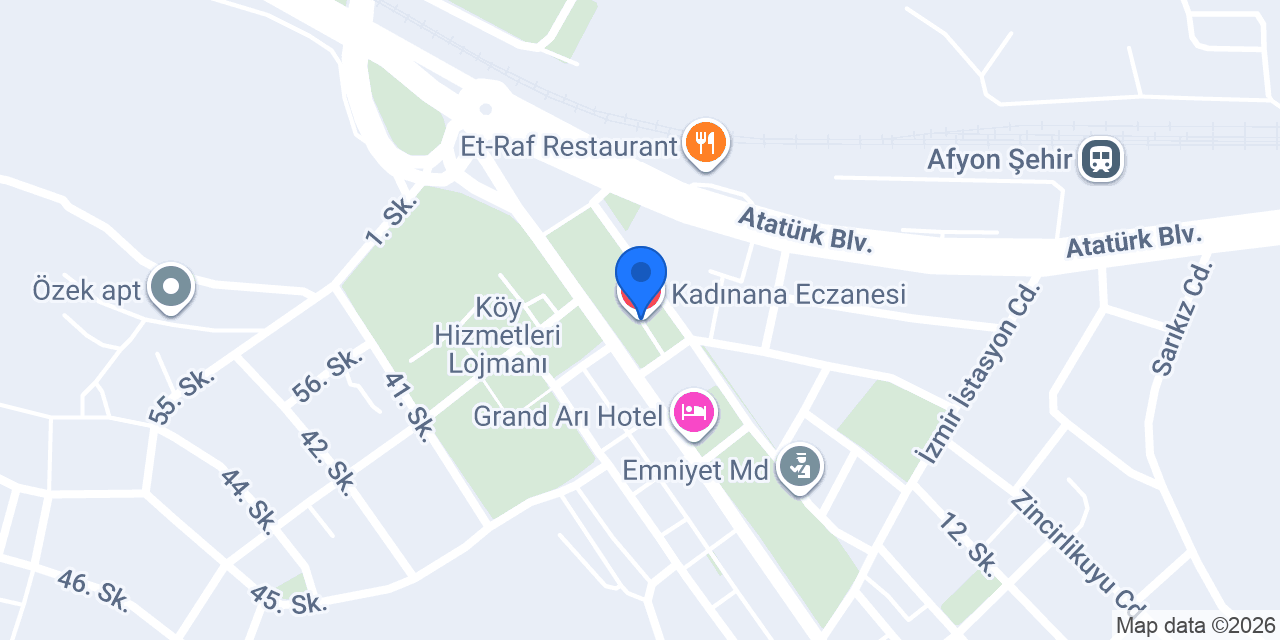 Kadınana Eczanesi konumu