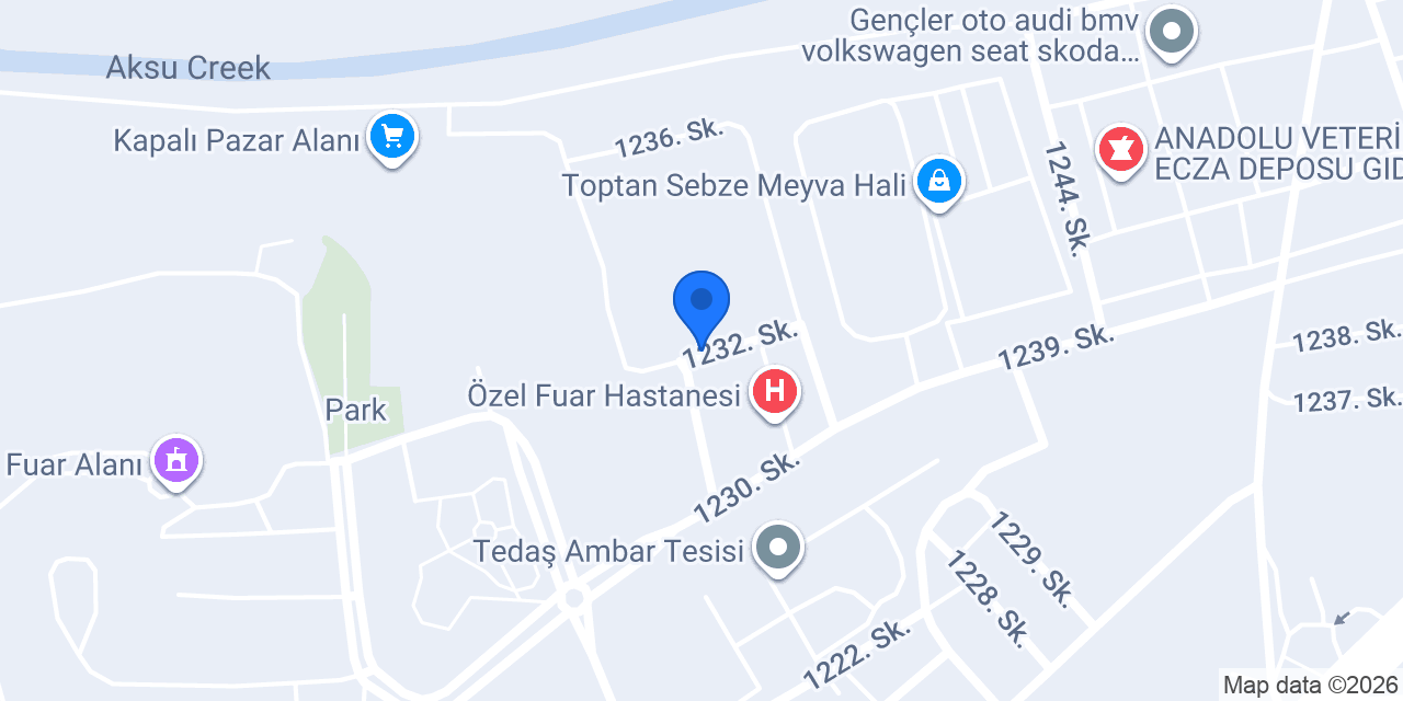 TugMen Otomotiv konumu