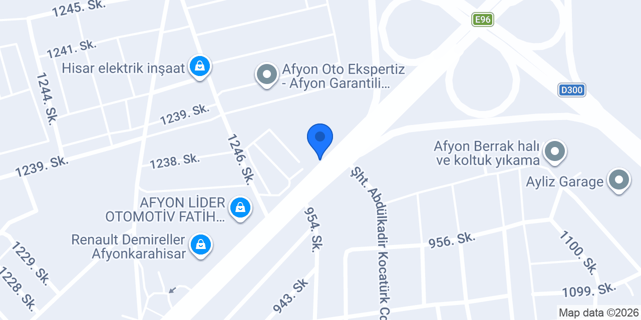 Akçalı Auto konumu