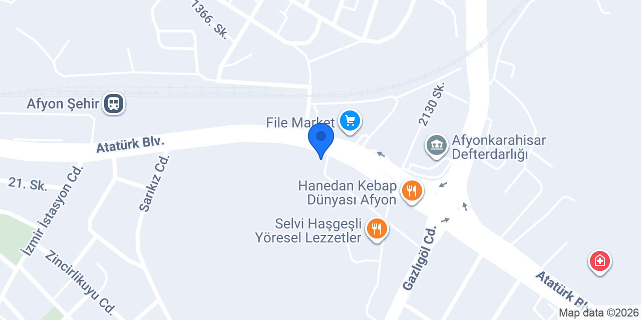 Dakçim AŞ konumu