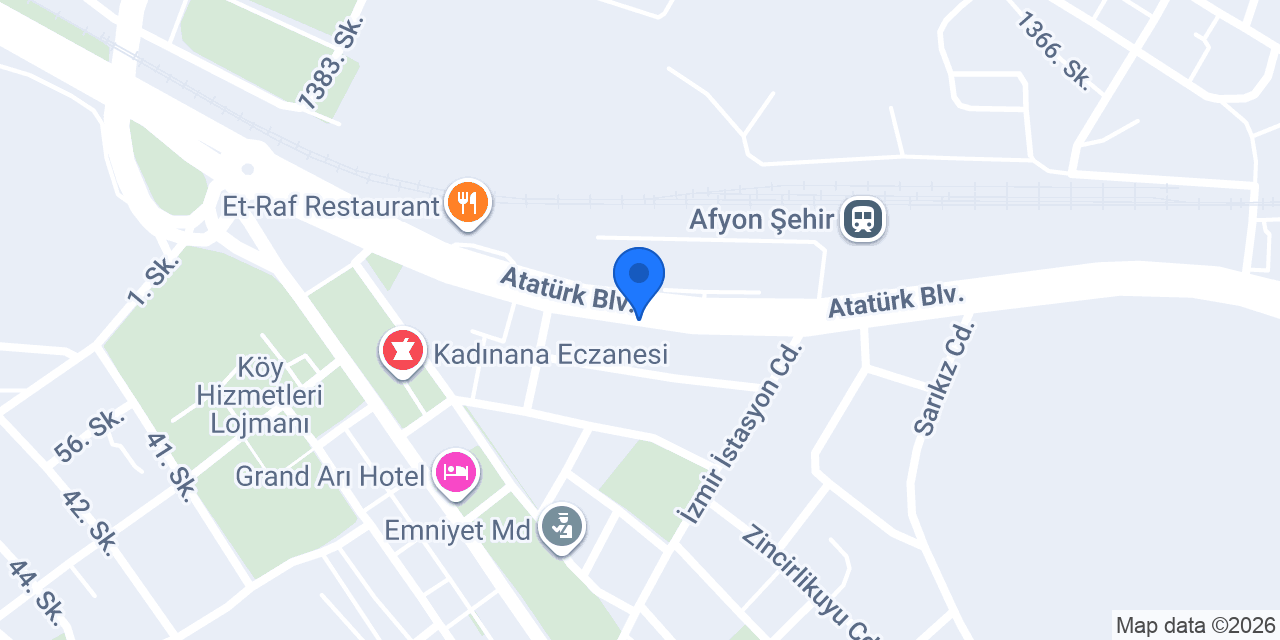 Yön Mobilya Bahçemo konumu