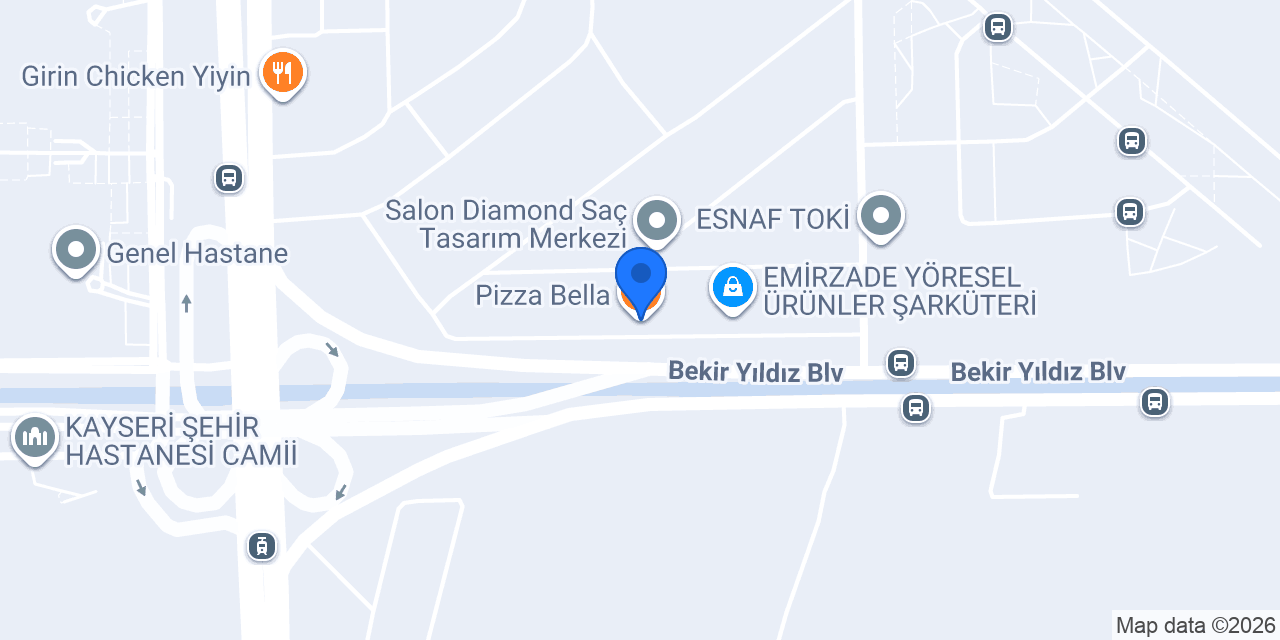 Pizza Bella konumu