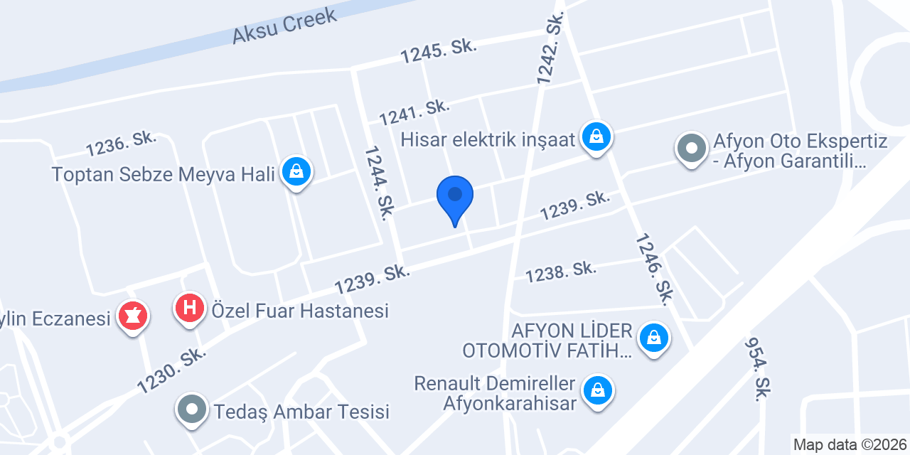 Yıldırım Auto konumu