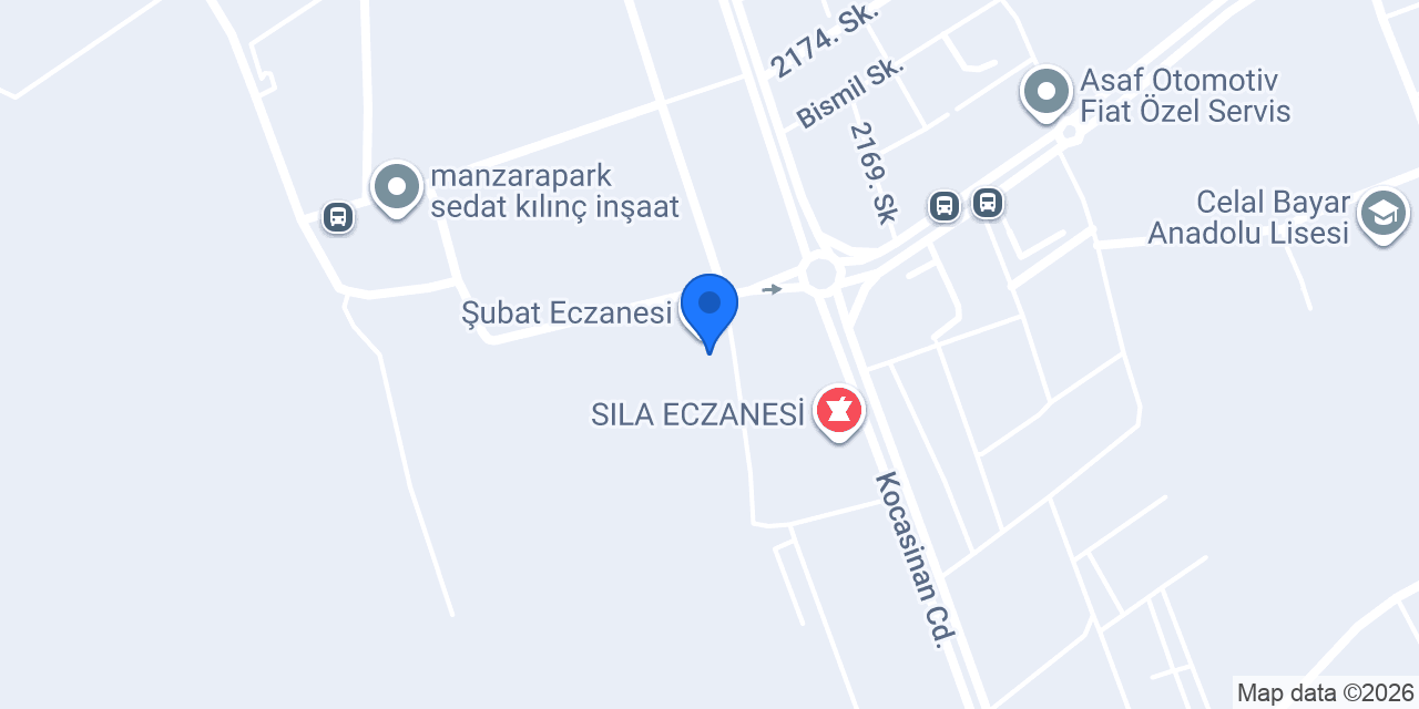 Yağan Eczanesi konumu