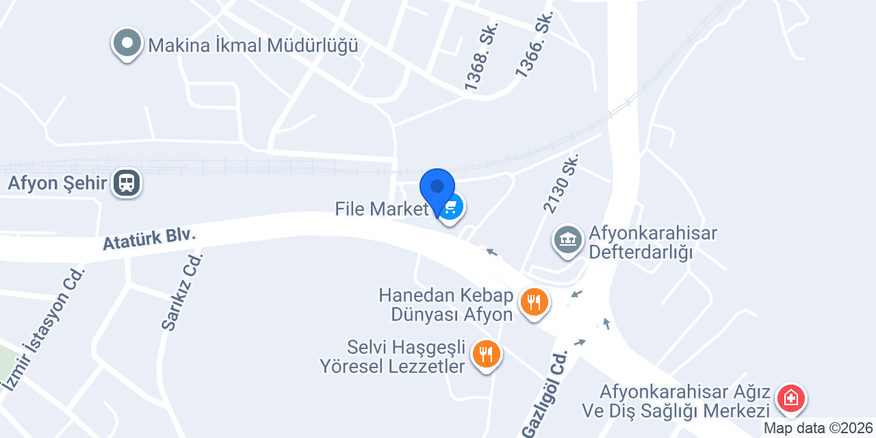 Afyonkarahisar SINAV ÇOCUK KULÜBÜ konumu