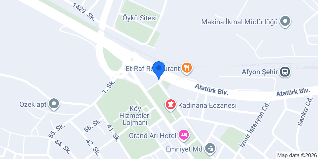 Hocaoğlu otomotiv konumu