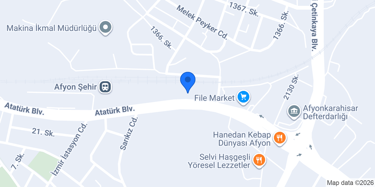 Afyon Klinik/Getat/Terapi konumu