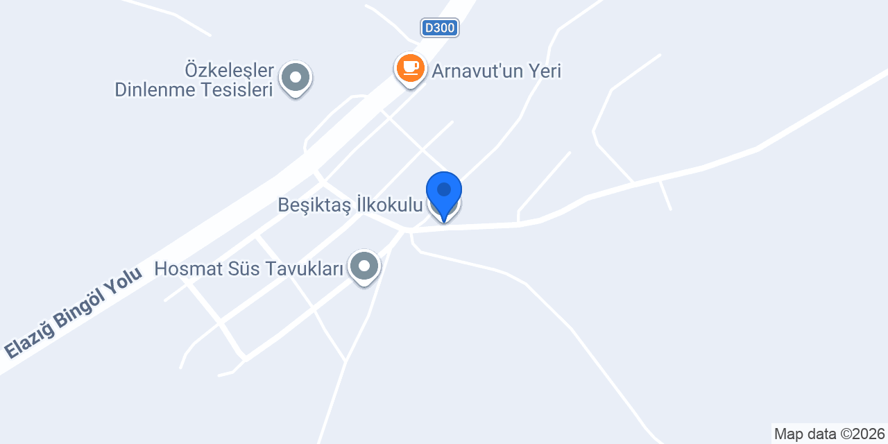 Beşiktaş İlkokulu konumu