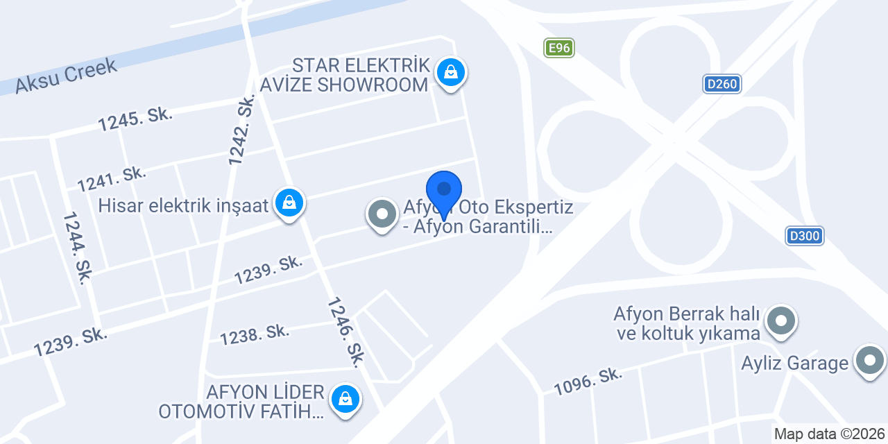 Eyigün Otomotiv konumu