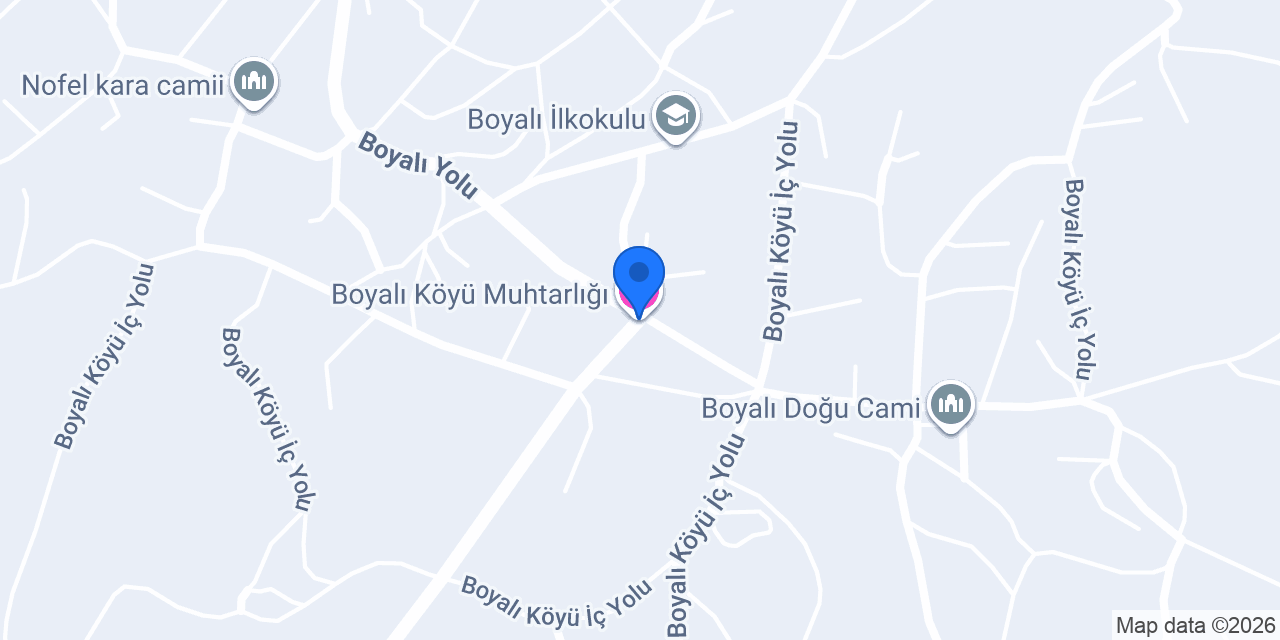 Boyalı Köyü Muhtarlığı konumu