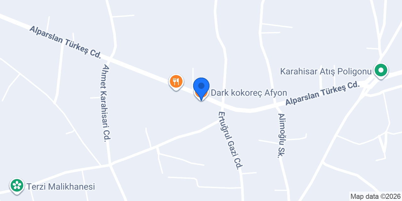 Dark kokoreç Afyon konumu