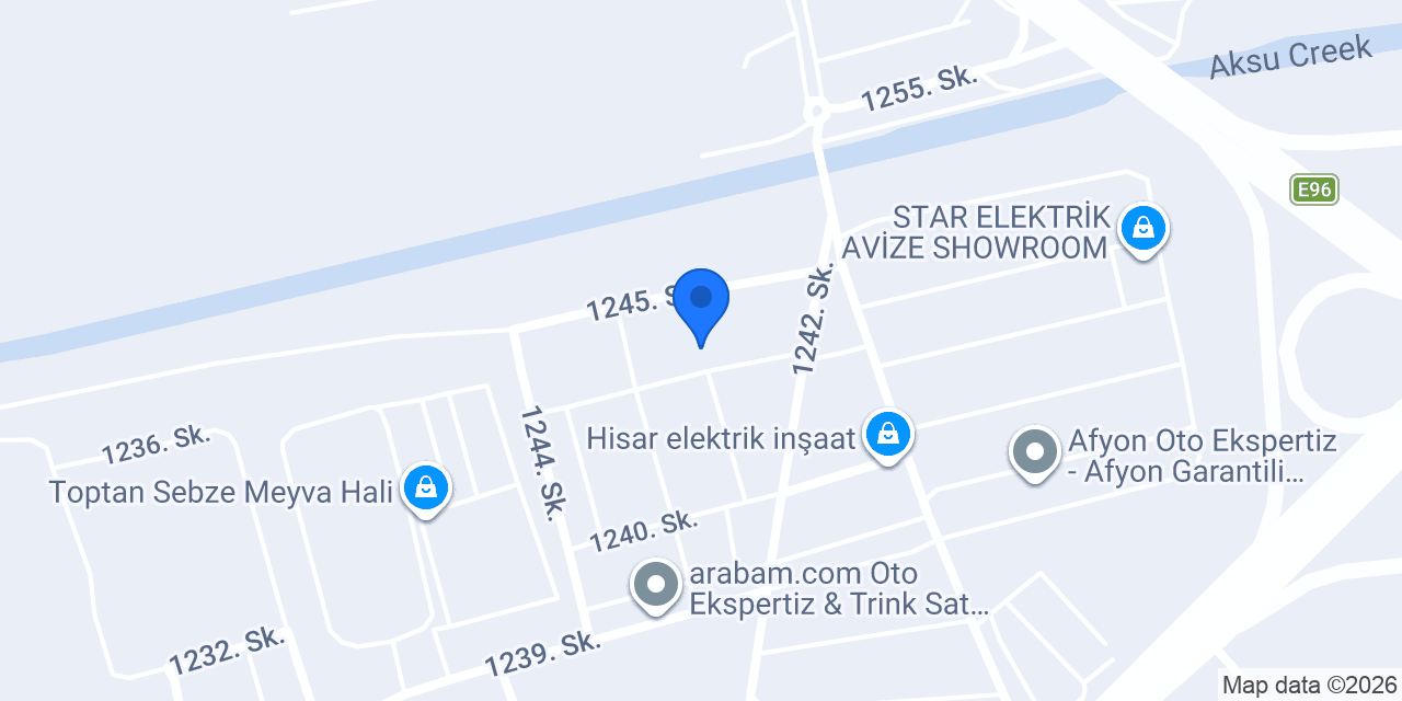 Akyarar Ticaret konumu
