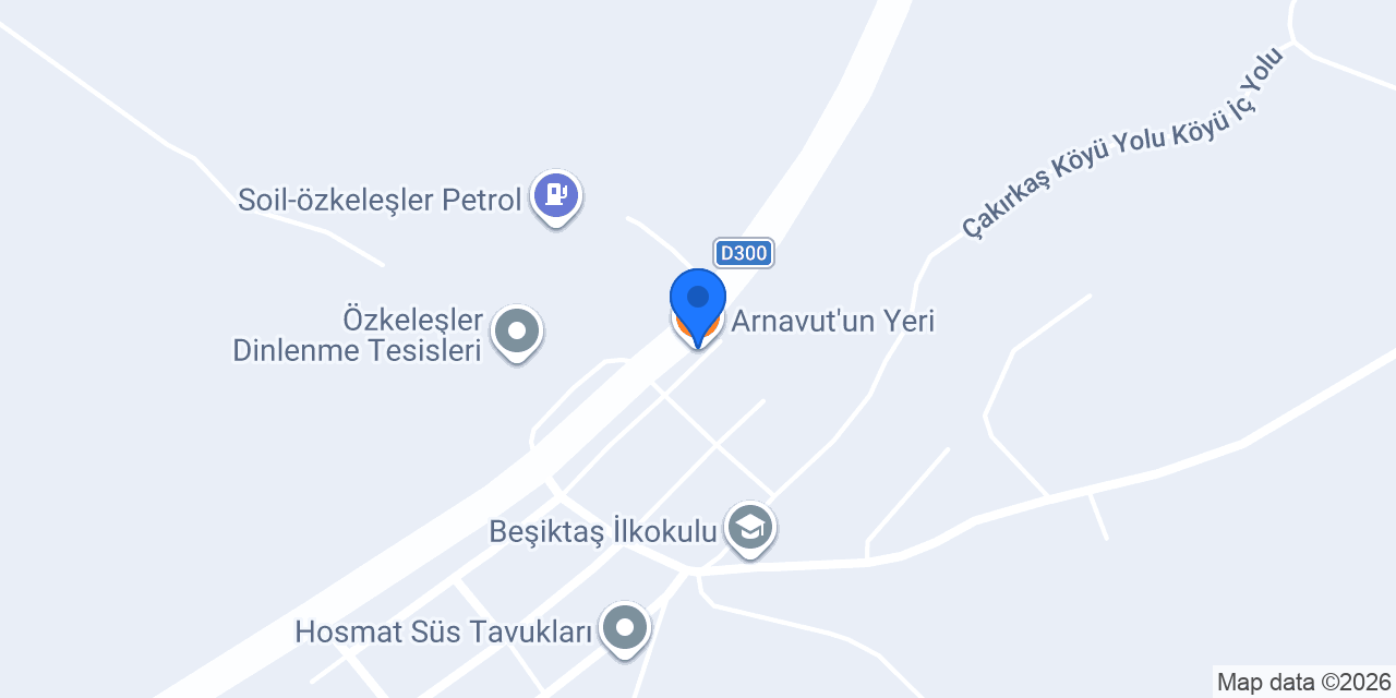 Arnavut'un Yeri konumu