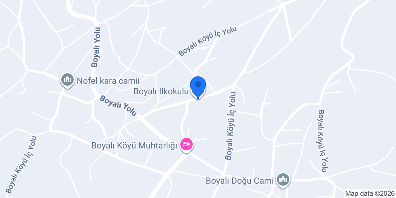 Boyalı İlkokulu konumu