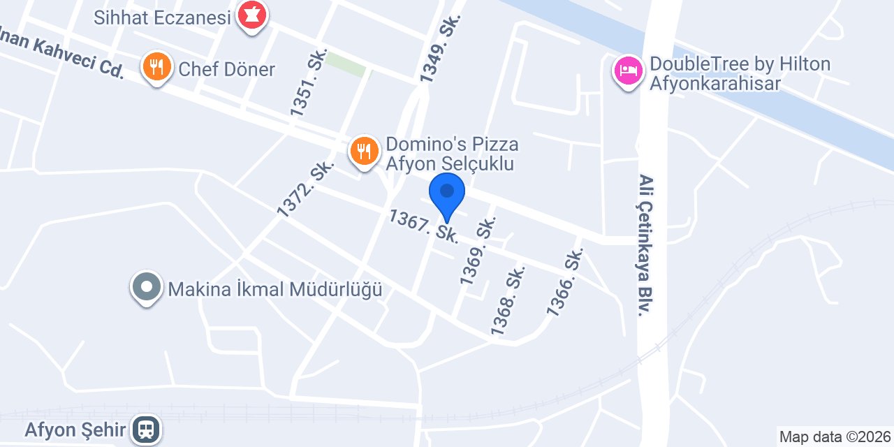 Afyon Elektrikçi Teknik Servis konumu