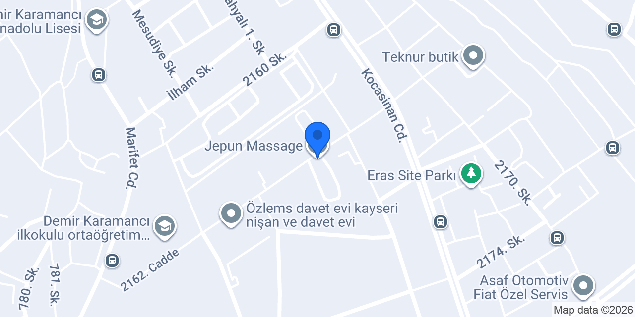 Jepun Massage konumu