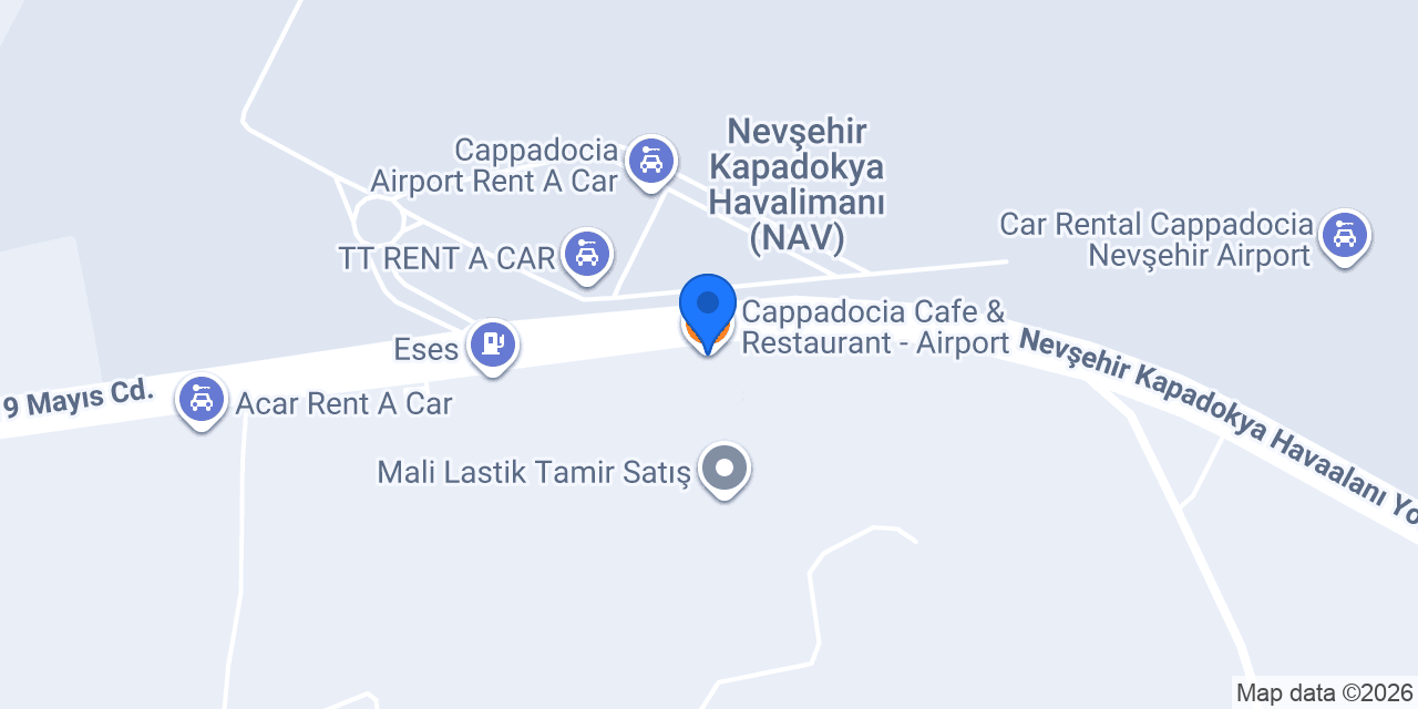 Cappadocia Cafe & Restaurant - Airport konumu