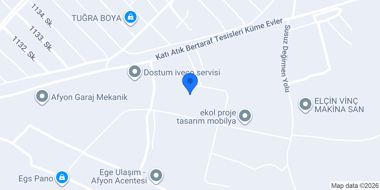 Efdal tarım konumu