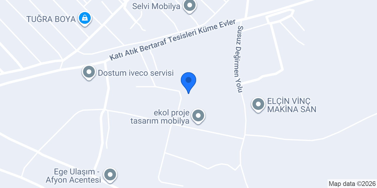 Vadi mobilya afyon konumu