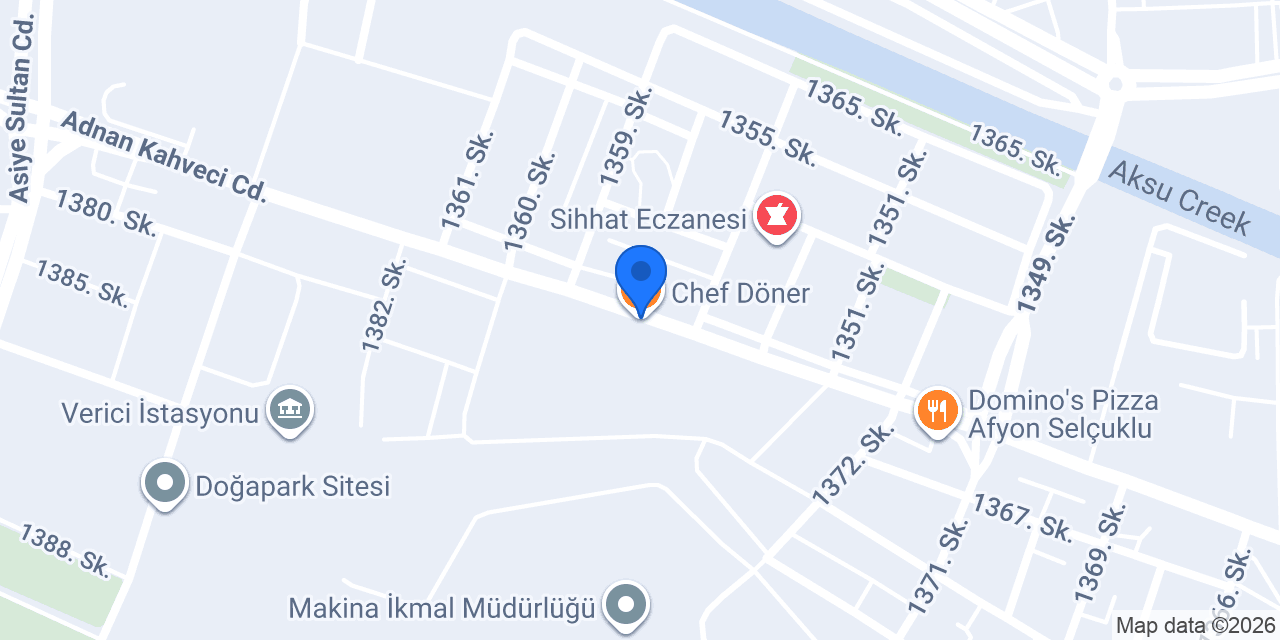 Chef Döner konumu