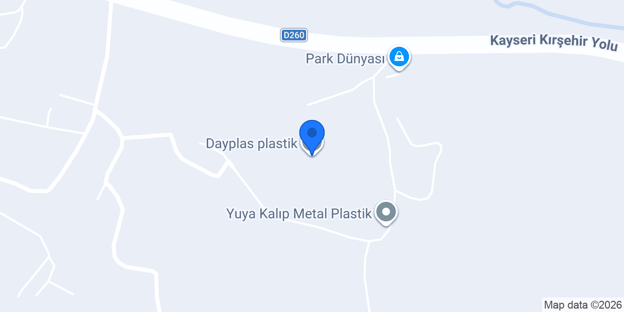 Dayplas plastik konumu