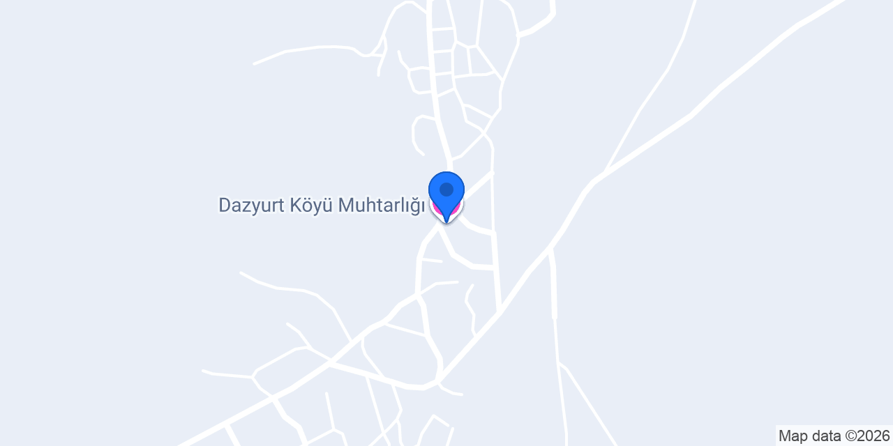 Dazyurt Köyü Muhtarlığı konumu