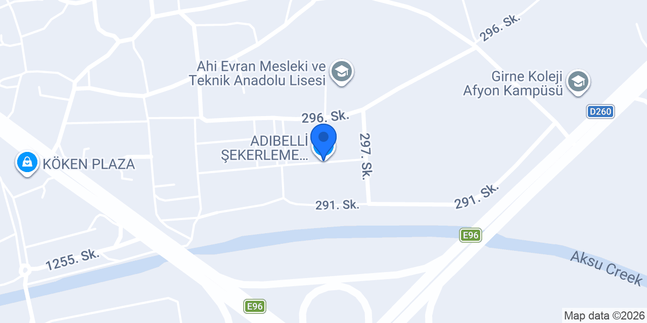 ADIBELLİ ŞEKERLEME - ADIBELLİ PİŞMANİYE konumu