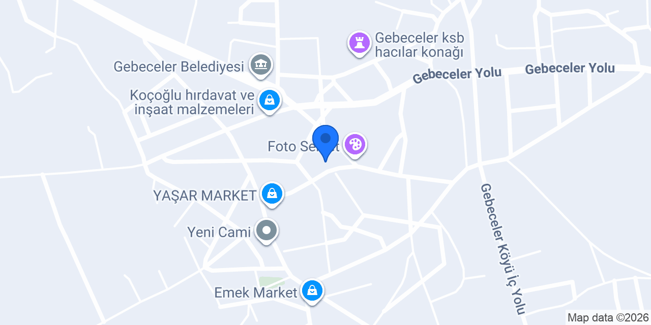 BOZKURT MOBİLYA konumu